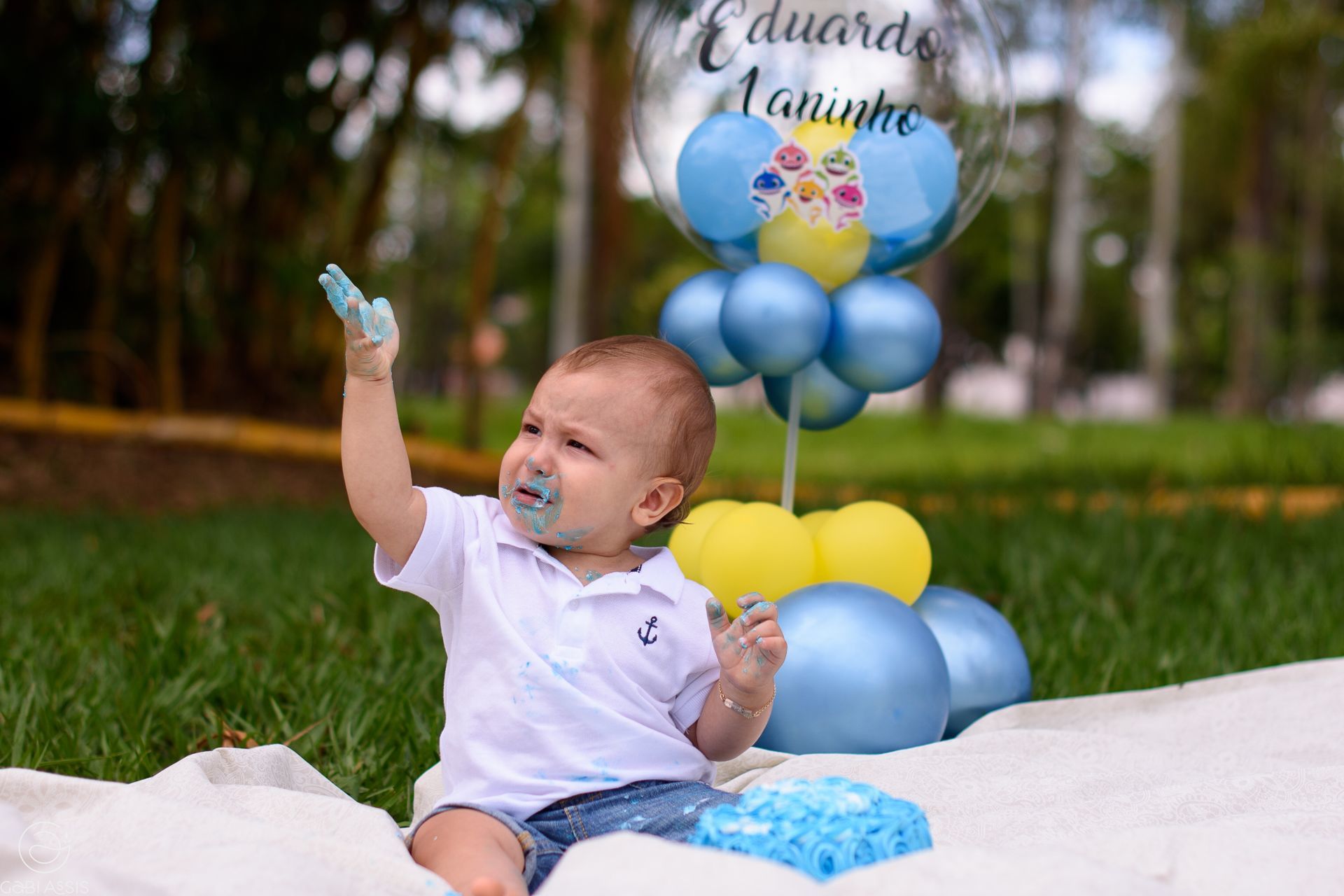 Foto Smash The Cake do Eduardo Foto Smash The Cake do Eduardo - Imagem 5