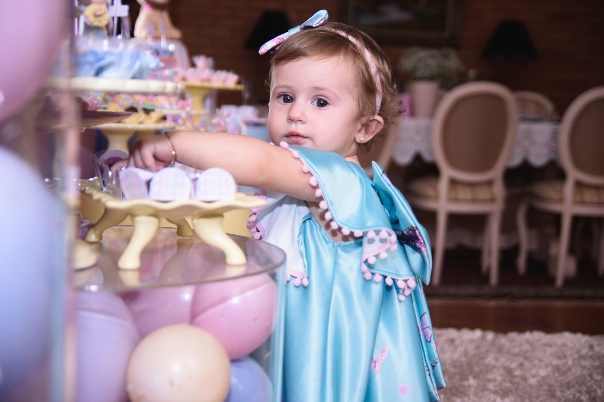 Foto Aniversário Infantil 1 ano da Helena, na casa da família, Jardim Vivendas Foto Aniversário Infantil 1 ano da Helena, na casa da família, Jardim Vivendas - Imagem 12